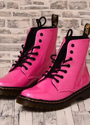 Ботинки dr.  martens luana hot coasted clitter pu