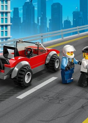 Лего сіті lego city переслідування на поліцейському мотоциклі [60392](59 деталей) brickslife7 фото