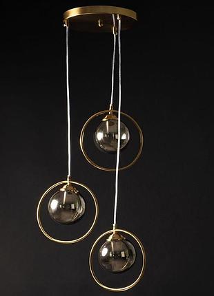 Люстра подвес на 3 лампочки sneha (996421156/3 gold)