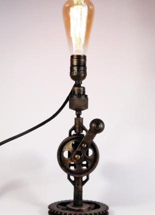 Loft настільна лампа steampunk (boer mk 755)1 фото