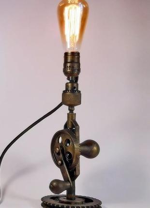 Loft настільна лампа steampunk (boer mk 755)2 фото
