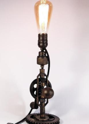 Loft настольная лампа steampunk (boer mk 755)3 фото