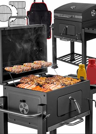 Угольный гриль maltec для барбекю maltec (польша)