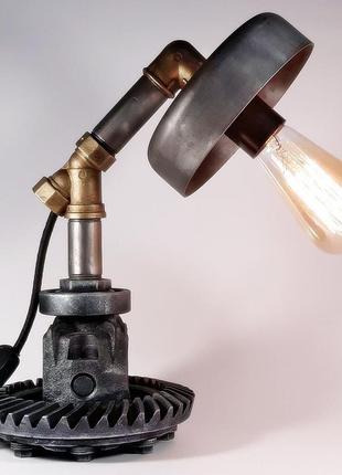 Loft настольная лампа steampunk, стимпанк (differential a47)1 фото