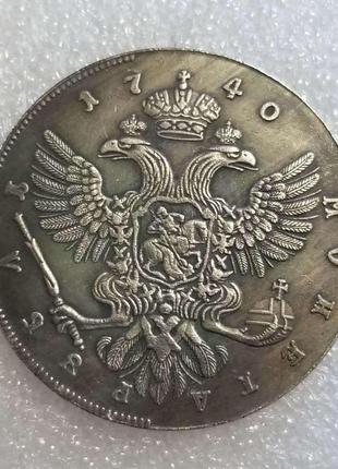 Сувенир монета 1 рубль 1740 года  анна иоанновна2 фото