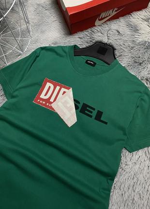 Мужская футболка дизель diesel на лето t-shirt мужская футболка дизель на лето4 фото