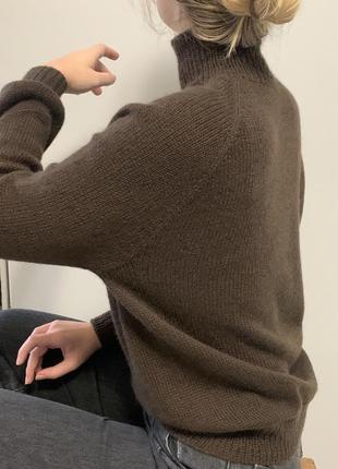 Кашемировый свитер ручной вязки3 фото