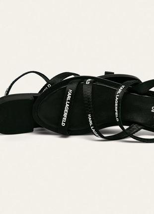 Кожаные сандалии из коллекции karl lagerfeld4 фото