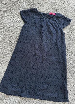 Плаття мереживне,плаття синє до школи