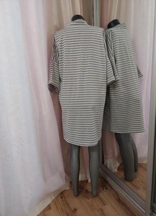 Плотненькая с карманами рубашка 👕, туника большого размера италия5 фото