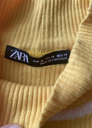 Zara футболка в рубчик, размер м-л8 фото