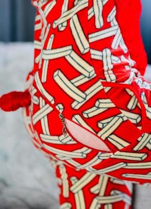 Женская пижама с карманом на попе popojama. женская пижама теплая попожама3 фото