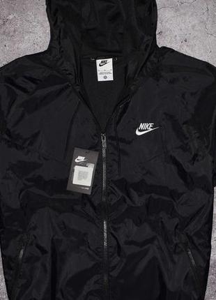 Nike nsw windrunner (мужская куртка ветровка виндранер tech fleece )2 фото