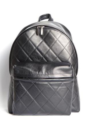Стильный женский кожаный рюкзак (размер м),  шкіряний рюкзак на кожен день5 фото