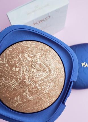 Kiko milano milano baked bronzer lost in amalfiзапечений бронзер контуринг kiko lost in amalfi baked bronzer