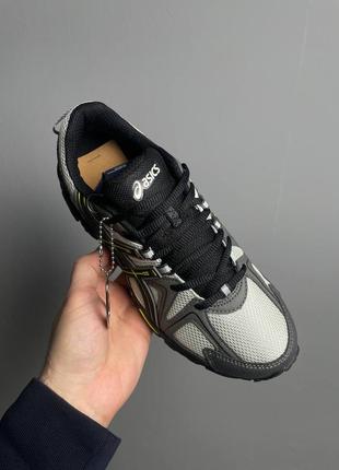 👟 кросівки    asics gel-kahana 8 black/grey/green     / наложка bs👟3 фото