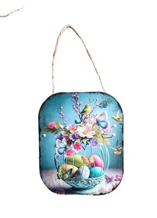 Прикраси на фанері підвіс на стіну крашанки