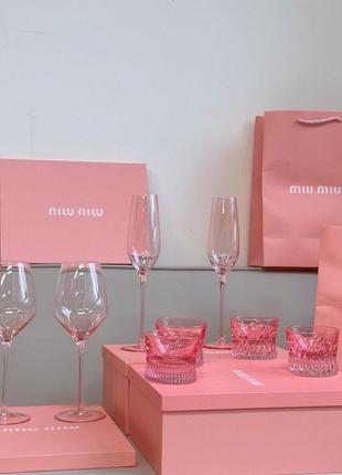 Стаканы и бокалы miu miu