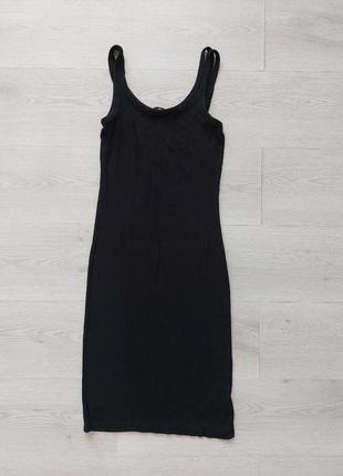 Платье - чулок черная mango, размер s1 фото