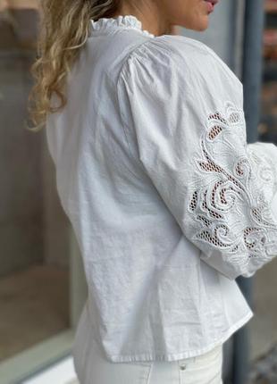 Нежная блузка с вышивкой y.a.s.5 фото