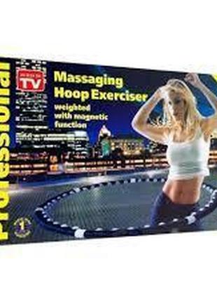 Массажный обруч халахуп massaging hoop exerciser professional bradex с магнитами3 фото