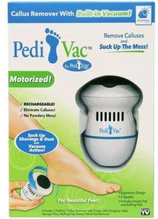 Электрическая пемза pedi vac, прибор для удаления мозолей педи вак2 фото