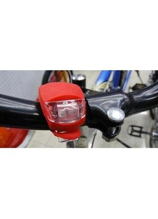 Ліхтарики велосипедні 2 штуки led light set hj008-2 bike1 фото