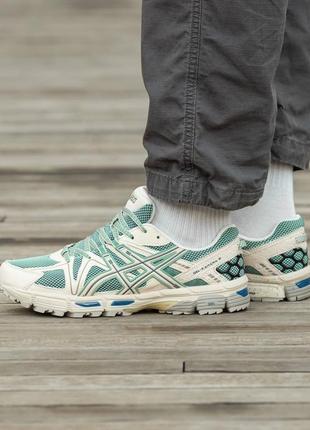 👟 кросівки  asics gel-kahana beige mint       / наложка bs👟