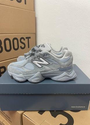 Кроссовки new balance 9060 blue (с эффектом потертости)