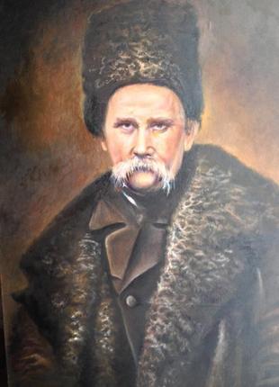 Портрет т.г.шевченко 60х90 см,  масло, холст2 фото