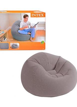 Надувне крісло intex beanless bag chair