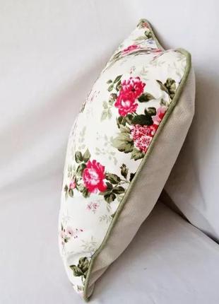 Декоративна подушка"садові троянди", 40смх40см3 фото