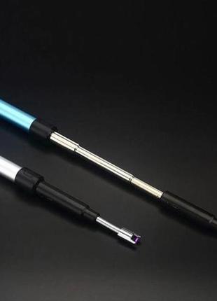 Зажигалка для камина газовой плиты и свечей на телескопической ручке электронная6 фото