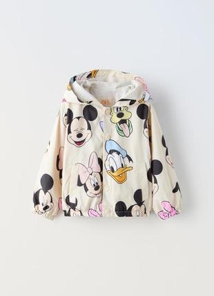 Дождевик с принтом mickey mouse zara new