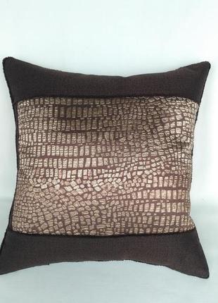 Декоративна подушка "крокодил - 3",40 см х 40 см, 2шт1 фото