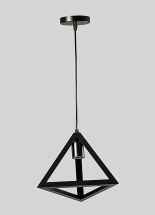 Підвіс металевий на 1 лампочку у стилі лофт sneha (9963655205 bk)