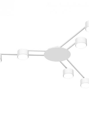 Люстра в стиле хай-тек белая на 6 лампочек sneha (996373)