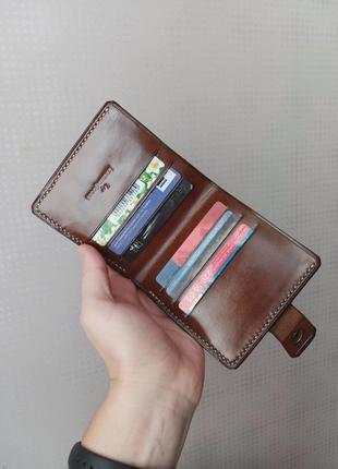 Стильний шкіряний гаманець унісекс4 фото