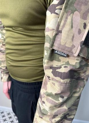 Тактична сорочка убакс ripstop asdaq ( колір мультикам)5 фото