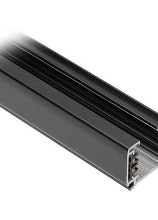 Шинопровод 3-фазный алюминиевый черный sneha (997066 lighting track 3f 1m bk)