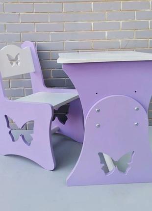 Комплект стол и стул "бабочка"1 фото