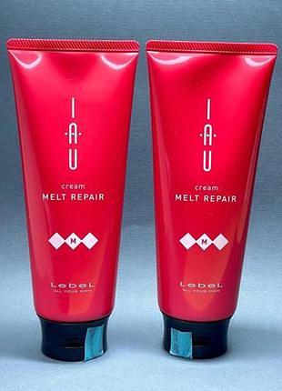 Аромакрем с тонкой текстурой для увлажнения волос lebel iau cream melt repair