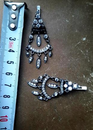 Шикарные изысканные серебряные 925 нарядные серьги4 фото