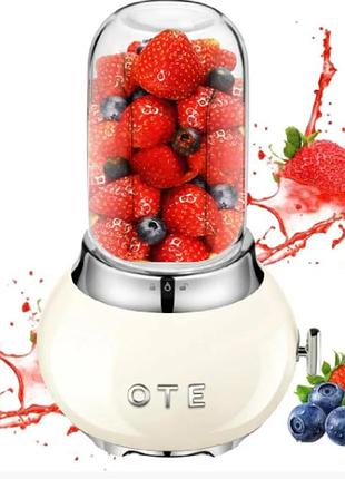 Портативний блендер для коктелів і смузі ote blender 200 вт 400 мл