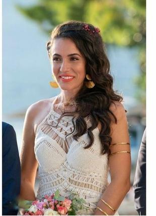 Весільна сукня макраме 3