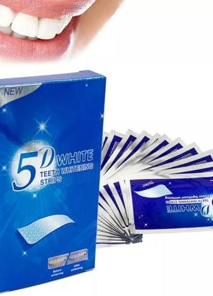 1пакет = 2 смужки 5d whitestrips, classic vivid, комплект для відбілювання зубів, 2 смужки2 фото