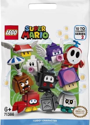 Lego лего super mario фігурки персонажів серія 2 71386