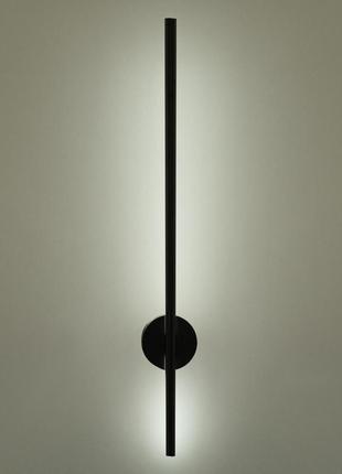 Бра світлодіодне, настінний led світильник довгий sneha (99616716003/800 bk 28w)