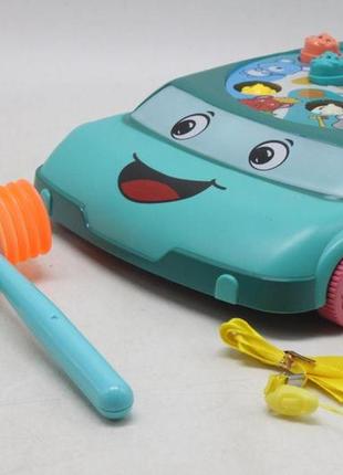 Интерактивная игрушка "машинка-стучалка: поймай мышь" интерактивная детская игрушка развивающая игрушка2 фото