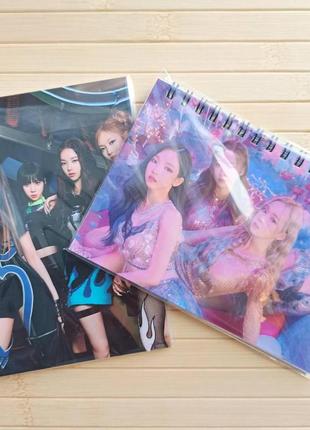 Блокнот еспа эспа aespa на пружине 48 листов клетка (4450)